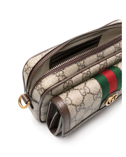 Gucci Natural Mini Ophidia Gg Crossbody Bag for men