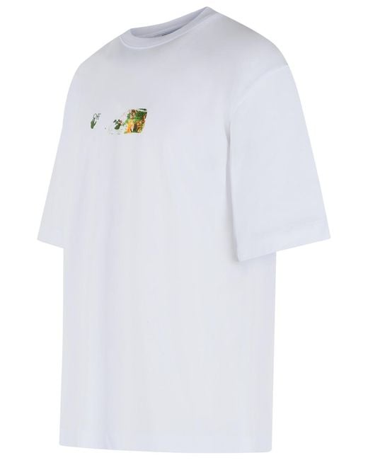 Off-White c/o Virgil Abloh White 'Spices Arrow' Cotton T-Shirt for men