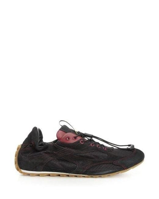 Bottega Veneta Black "Orbit Flash" Sneakers