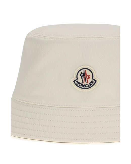 Moncler White Reversible Bucket Hat