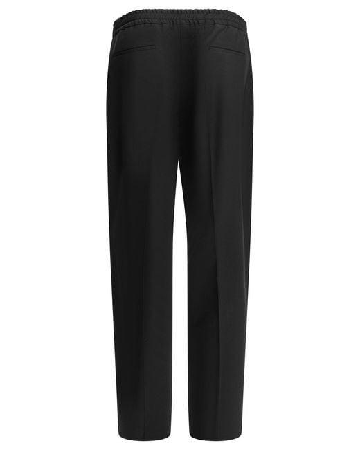 Valentino Black Vlogo Signature Tailored Pants for men