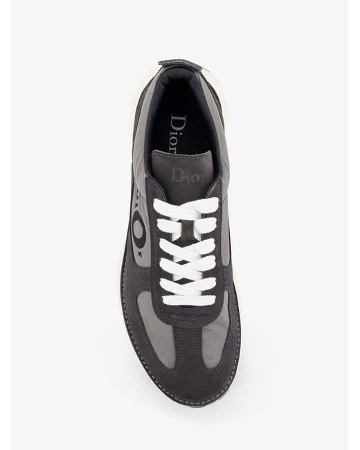 Dior Black Dior Dior Squash Technical Fabric And Suede Sneakers for men