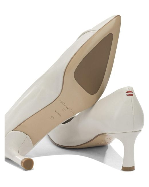 Halmanera White Heeled Shoes