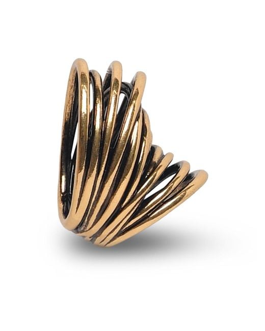 Panconesi Black 'Orbit Ring' Copper Ring