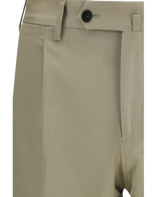 Germano Green Tailored Wool Pants 140 for men