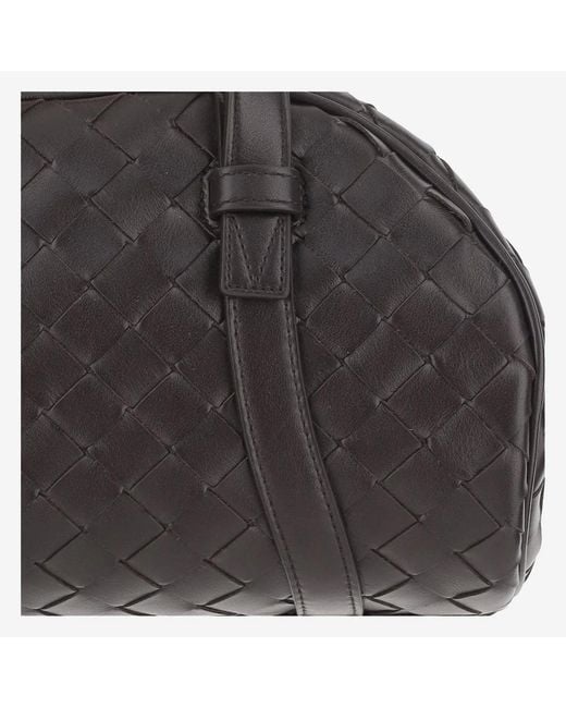 Bottega Veneta Black "Intrecciato" Handbag for men