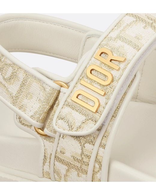 Dior White Act Sandals