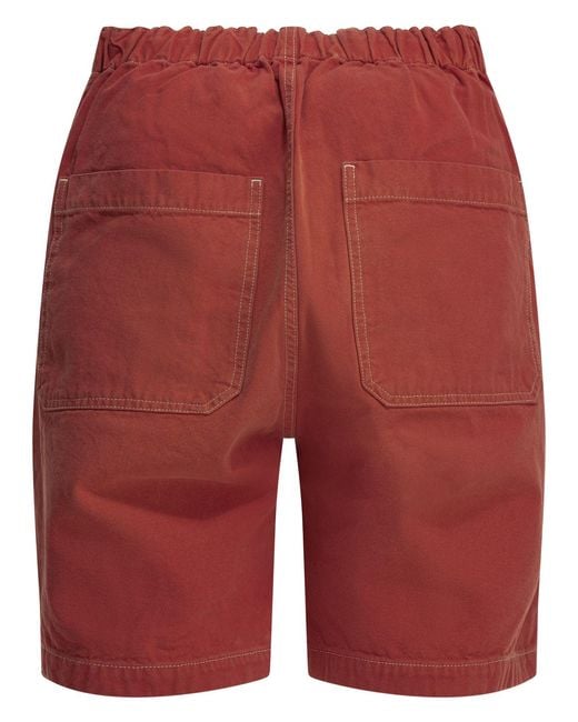 Kapital Red California Utility Shorts for men