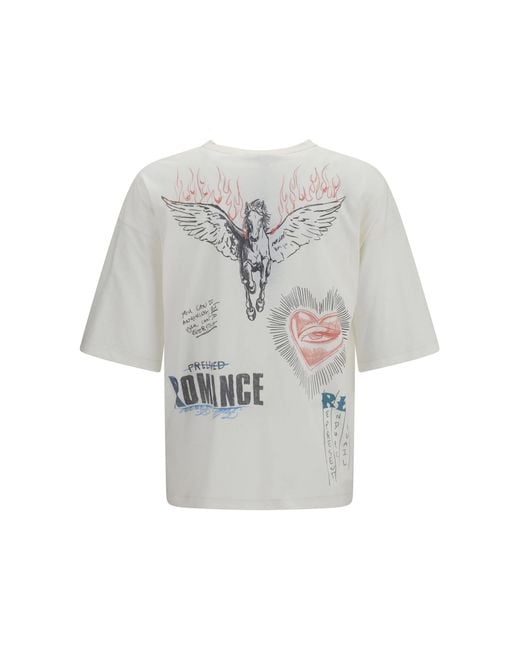 Represent White Heavier Than The Heavens T-Shirt Antique for men