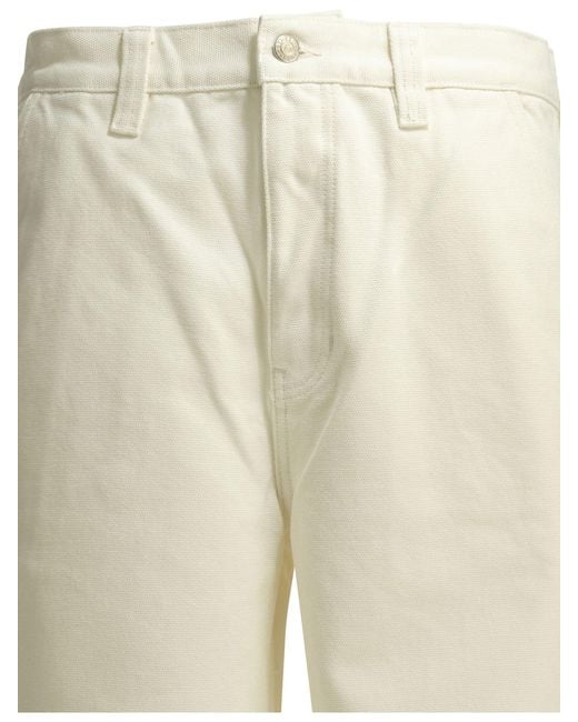 Stussy Natural Cotton Trousers for men