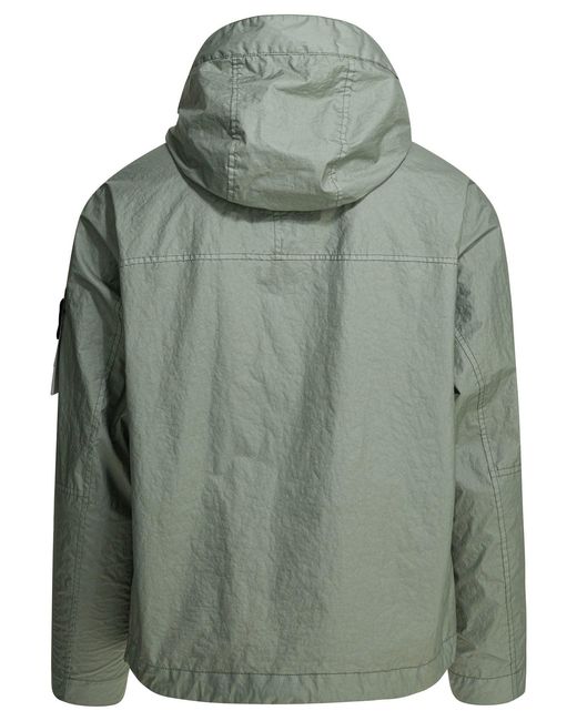 Stone Island Green Membrane 3L Tc Technical Jacket for men