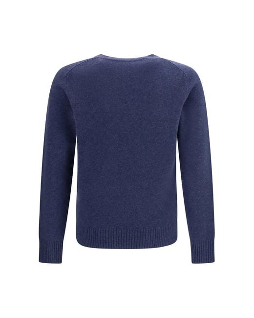 Brooksfield Blue Crewneck Sweater for men