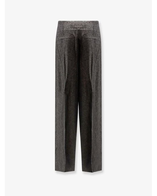 Boss Multicolor Telda Viscose And Virgin Wool Trousers