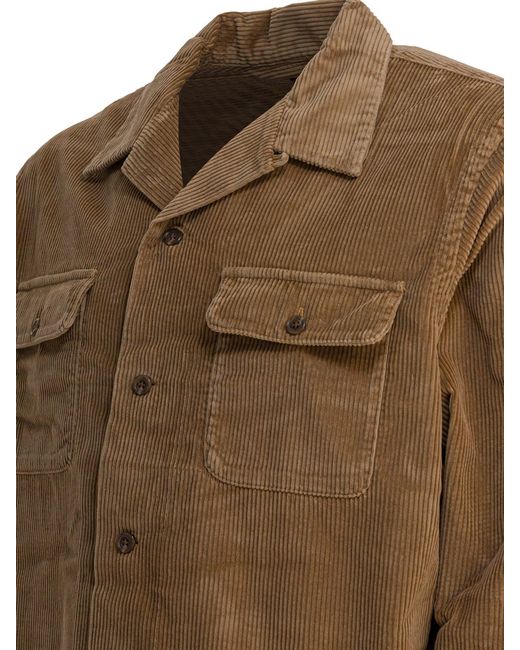 Polo Ralph Lauren Brown Saharan Overshirt Jacket for men