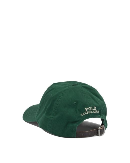 Polo Ralph Lauren Green "Polo Bear" Baseball Cap for men