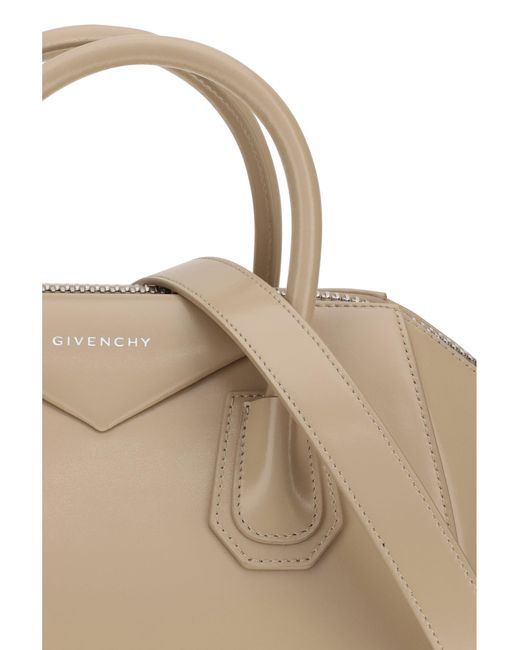 Givenchy Natural Antigona Small Leather Box Handbag