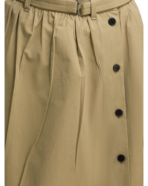 Prada Natural Cotton Skirt