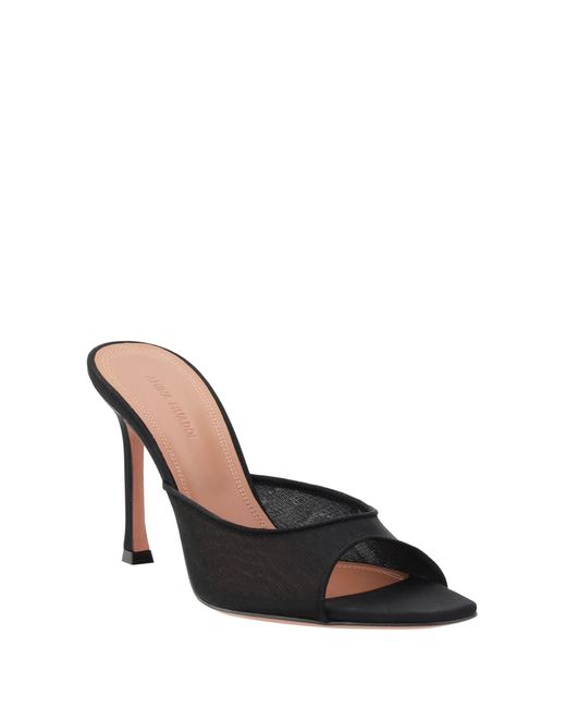 AMINA MUADDI Black Alexa Slipper Sandals