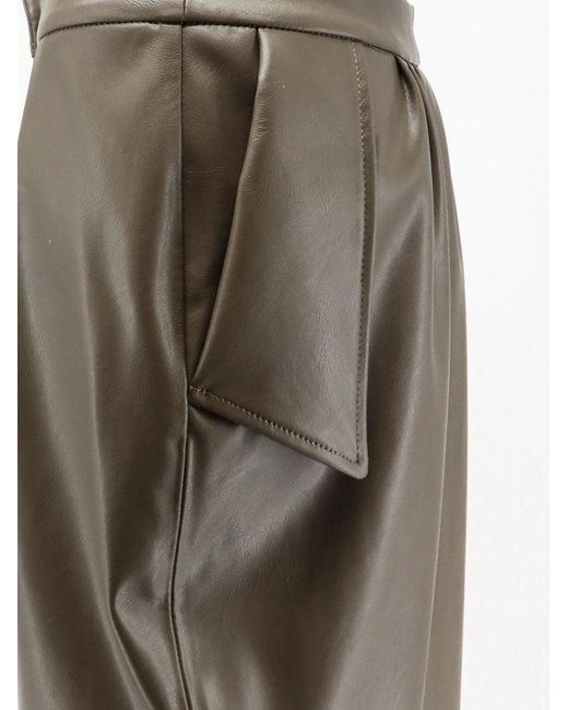 Stella McCartney Brown Alter Mat Midi Skirt
