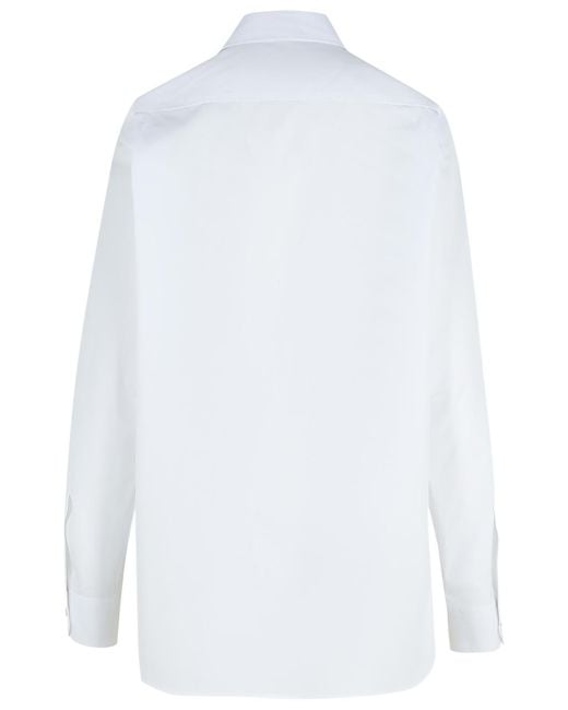Stella McCartney White 'Falabella' Cotton Shirt