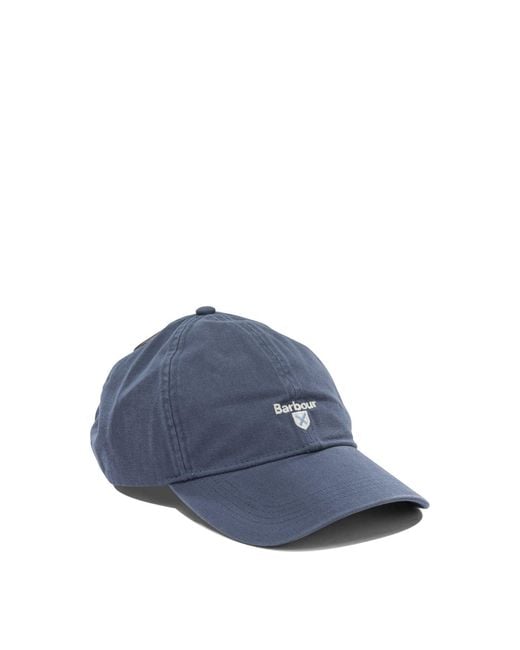 Barbour Blue Cotton Hat for men