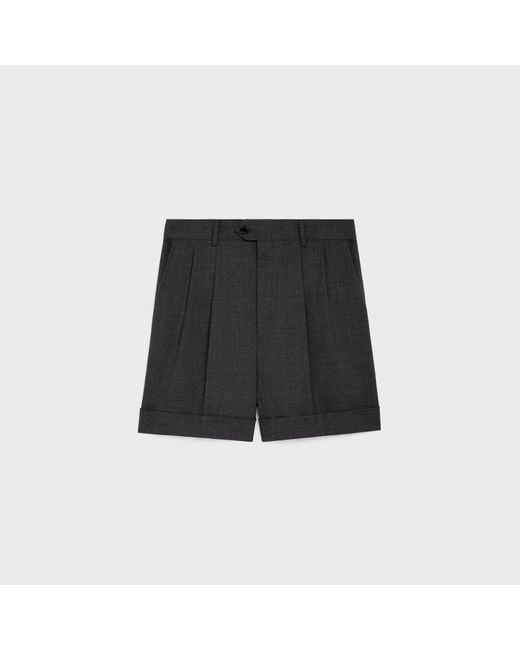 Céline Black School Boy" Shorts