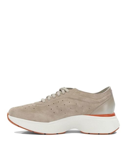 Santoni Gray "Easy Bounce" High Sneakers