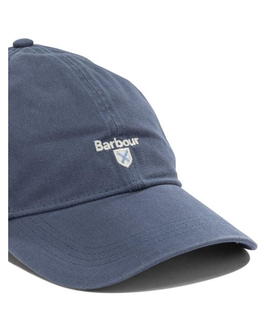 Barbour Blue Cotton Hat for men