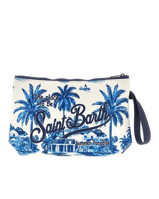 Mc2 Saint Barth Blue 'Aline' Neoprene Pouch for men