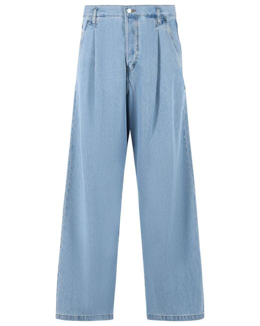 Dries Van Noten Blue 'Penning' Light Denim Jeans for men