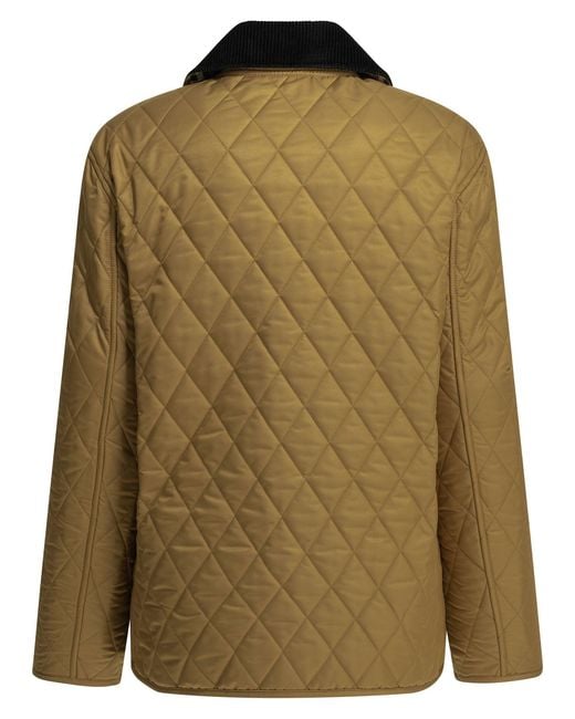 Burberry Green "Dranefeld" Quilted Jacket