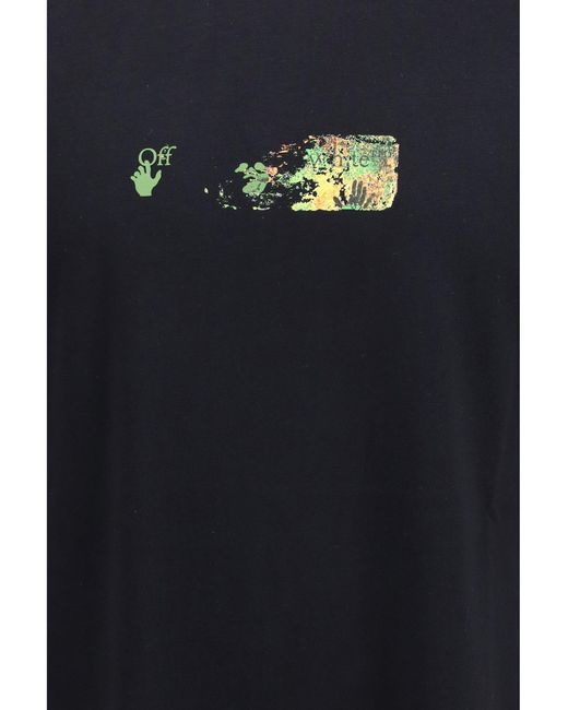 Off-White c/o Virgil Abloh Blue Spices Arrow Skate T-Shirt for men