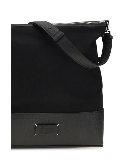 Margiela Black Medium 5Ac Hobo Shoulder Bag for men