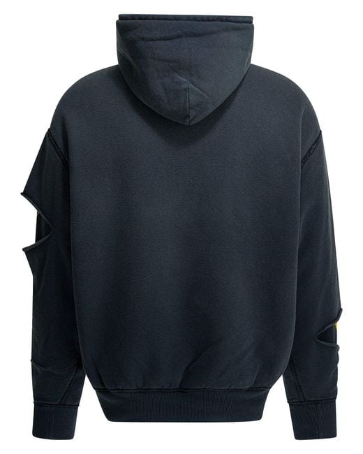 Kapital Blue Peckish Rainbowy Sweatshirt for men