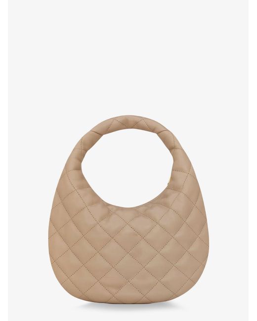 Saint Laurent Natural Icarino Leather Handbag