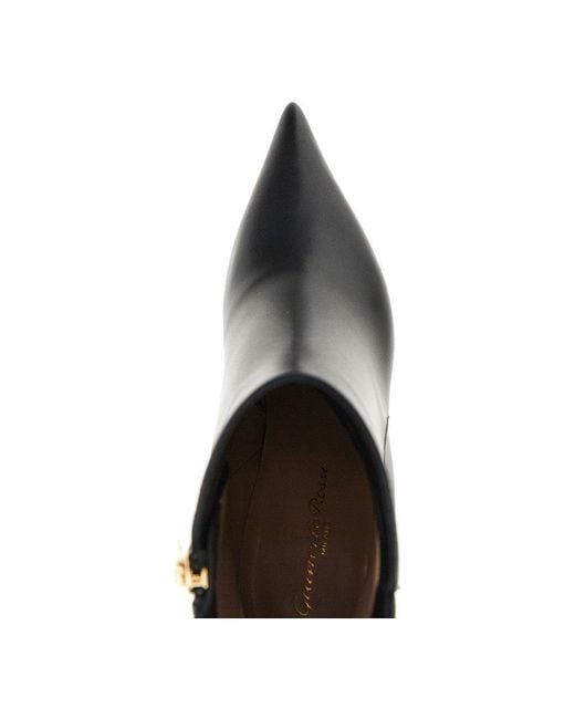 Gianvito Rossi Black 'Sofia' Leather Booties