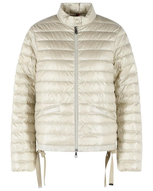 Women's Natural 'Azalee' Short Polyamide Down Jacket
