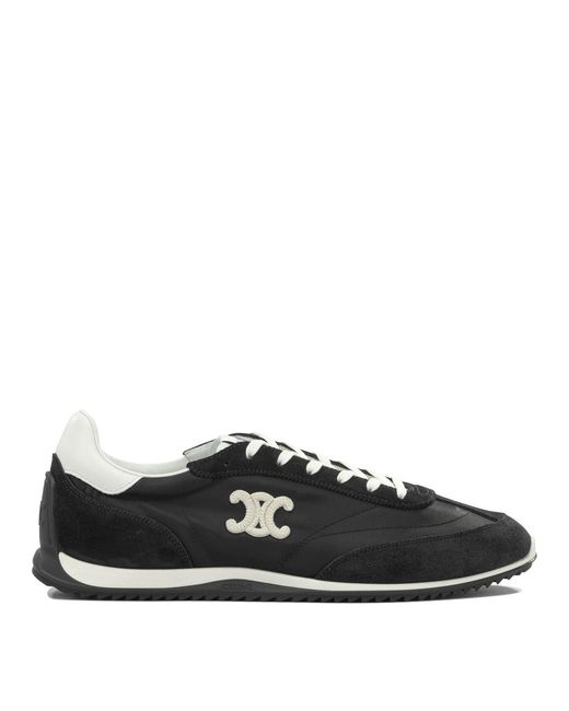 Men's Black "Racer" Trainers