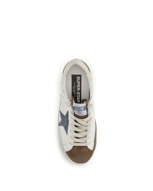 Golden Goose Deluxe Brand White Super Star Sneakers for men