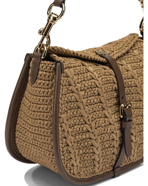 Etro Metallic Pony Shoulder Bags