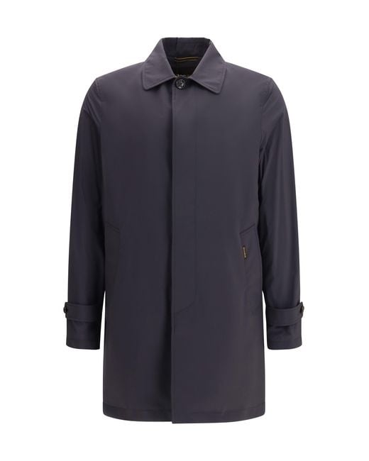 Moorer Blue Waterproof Jacket Vittor-Ac for men