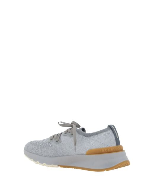 Brunello Cucinelli White Sneakers for men