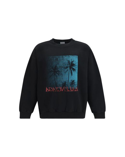 Balenciaga Blue Sweatshirt Cotton for men