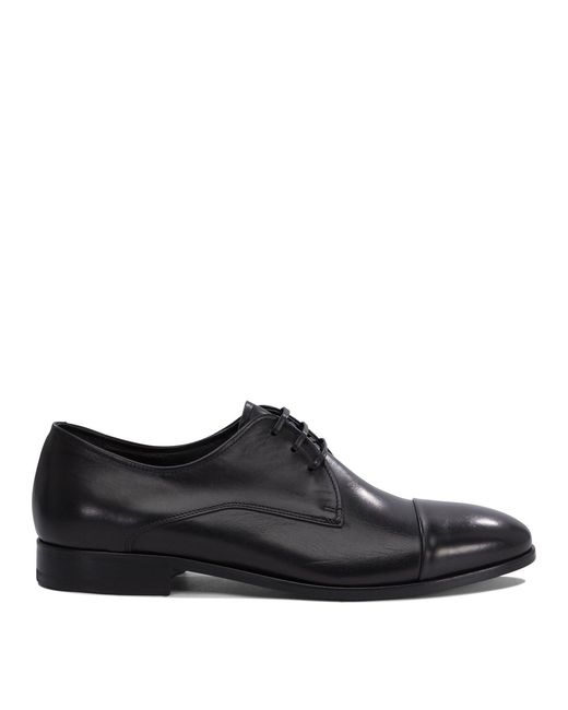 Fabi Black Lace-Up Shoes for men