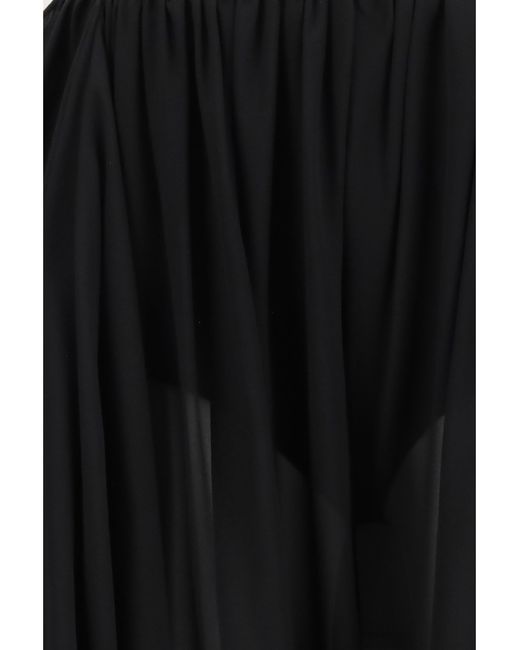 Francesco Murano Black Balloon Pants Silk