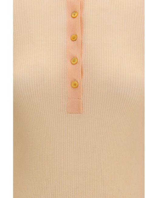 Chloé White Chloé Ribbed Wool Sweater