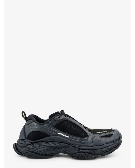 Balenciaga White Triple S.2 Gradient Mesh Sneakers With Used-Effect Nylon Inserts for men