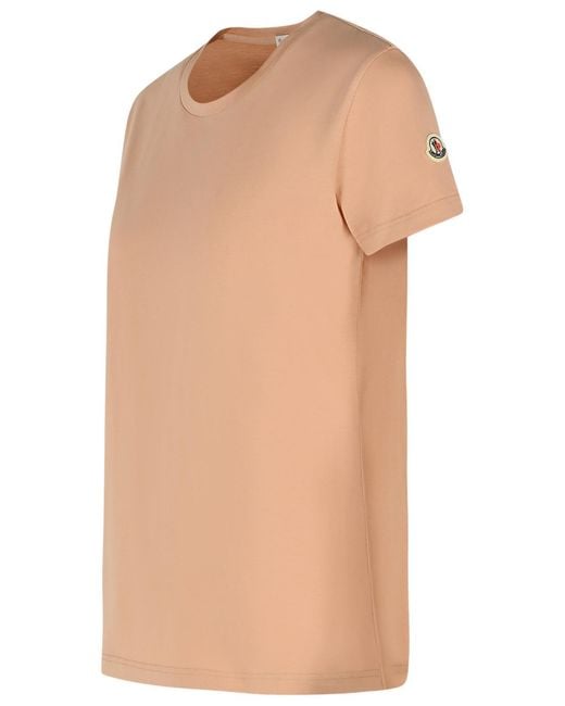 Moncler Natural Cotton T-Shirt