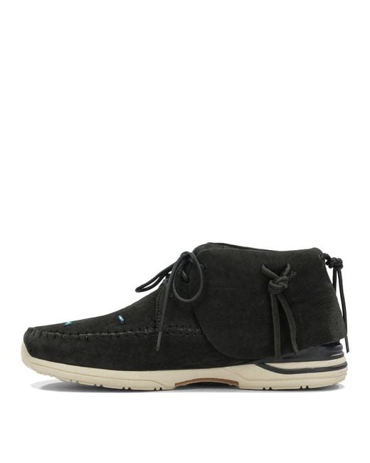 Visvim Black "Lhamo Folk" Lace-Up Boots