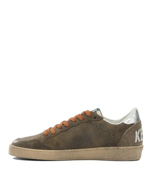 Golden Goose Deluxe Brand Brown "Ball Star" Sneakers